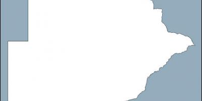 Botsvana haritası harita anahat